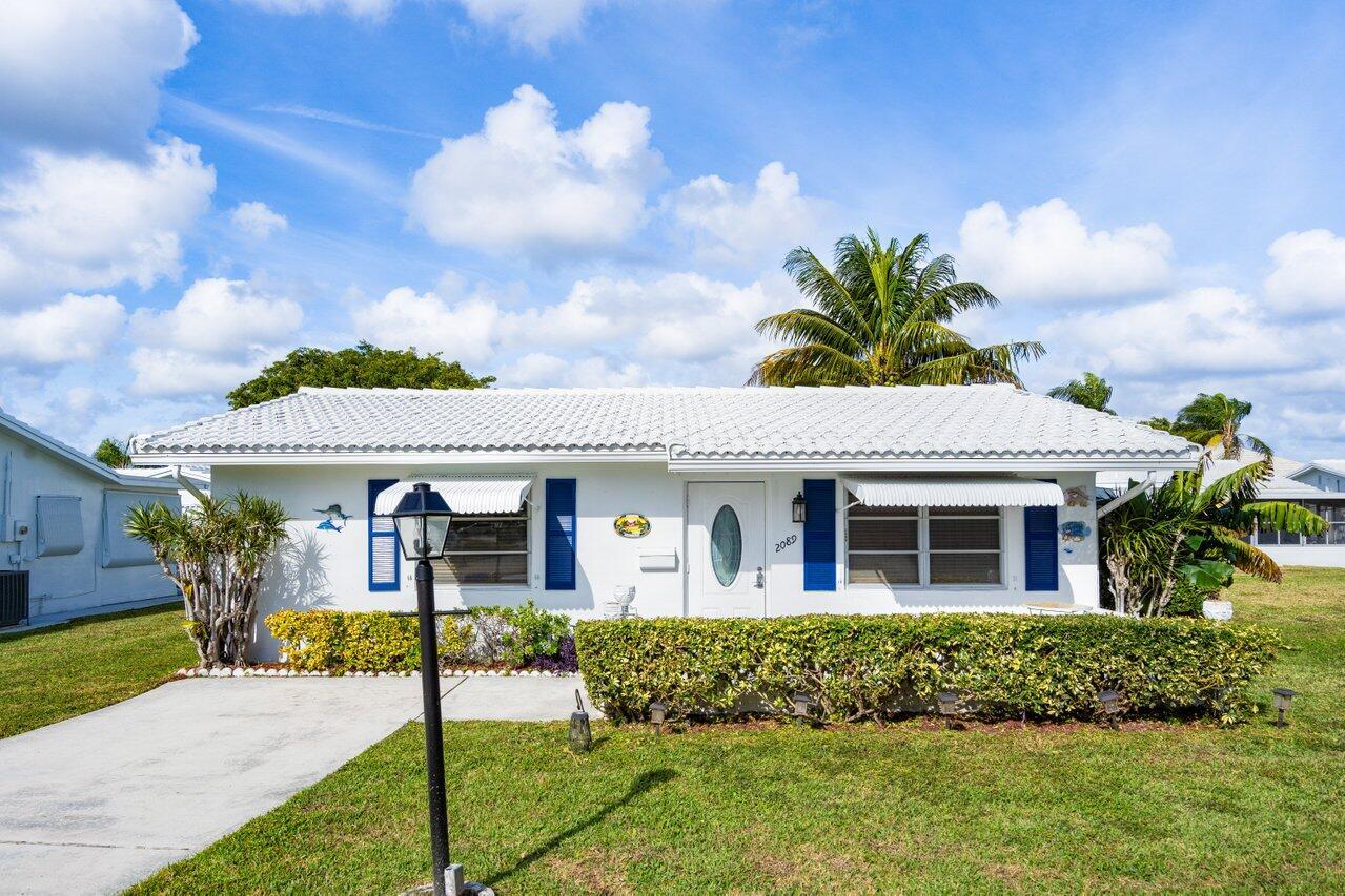 Come visit this beautifully kept home which features 1 Bedroom 1 Bathroom & Den fully furnished. Kitchen is upgraded with granite countertops. Tile flooring throughout living area. Upgraded Kitchen and Bathrooms! New refrigerator and new dishwasher. The A/C was replaced 2021, enclosed patio for extra living space.