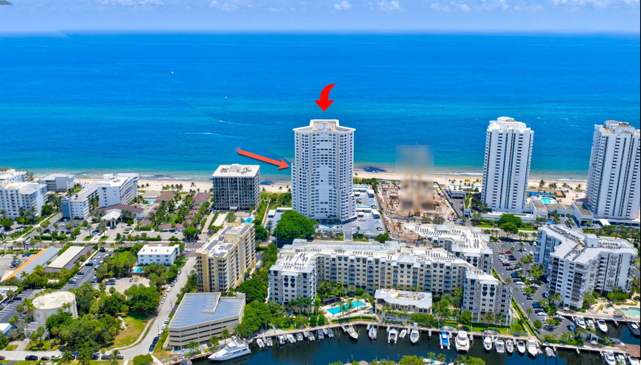 Pompano's Best Buy! Luxury Oceanfront Living - Move in ready.... Large 2BR/2BA, full ocean views from your balcony Contemporary Updates.... Pompano oceanfront luxury- both Ritz Carlton and Waldorf neighboring buildings you're on luxury row! Watch your investment appreciate! East and West views sunrise to sunset! This corner north east facing unit is quiet and unobstructed. Spacious, large LR & balcony. and NEW unused SS appliances, in unit laundry. The 50 YEAR INSPECTION COMPLETED concrete restoration, exterior painting, new elevators completed. NEW MODERN COMMON AREAS designed and contracted for lobby, fitness center and oceanfront social room! Halls included! Resort amenities:fitness center, billiard room, heated pool, patio with BBQ grills,
