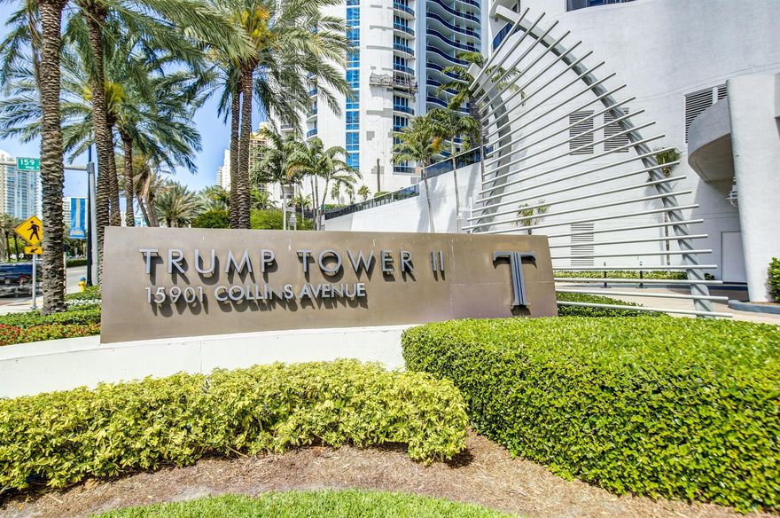 Gorgeous 2/2 condo located in the luxurious Trump Tower in the heart of Sunny Isles. This unit features panoramic views of the intracostal from every room, renovated kitchen and bathrooms and top of the line appliances. The building offers luxury amenities such as gym, spa, heated pools, private beach acess, 24 hr security,valet and more..Great location! minutes away from Aventura Mall!!