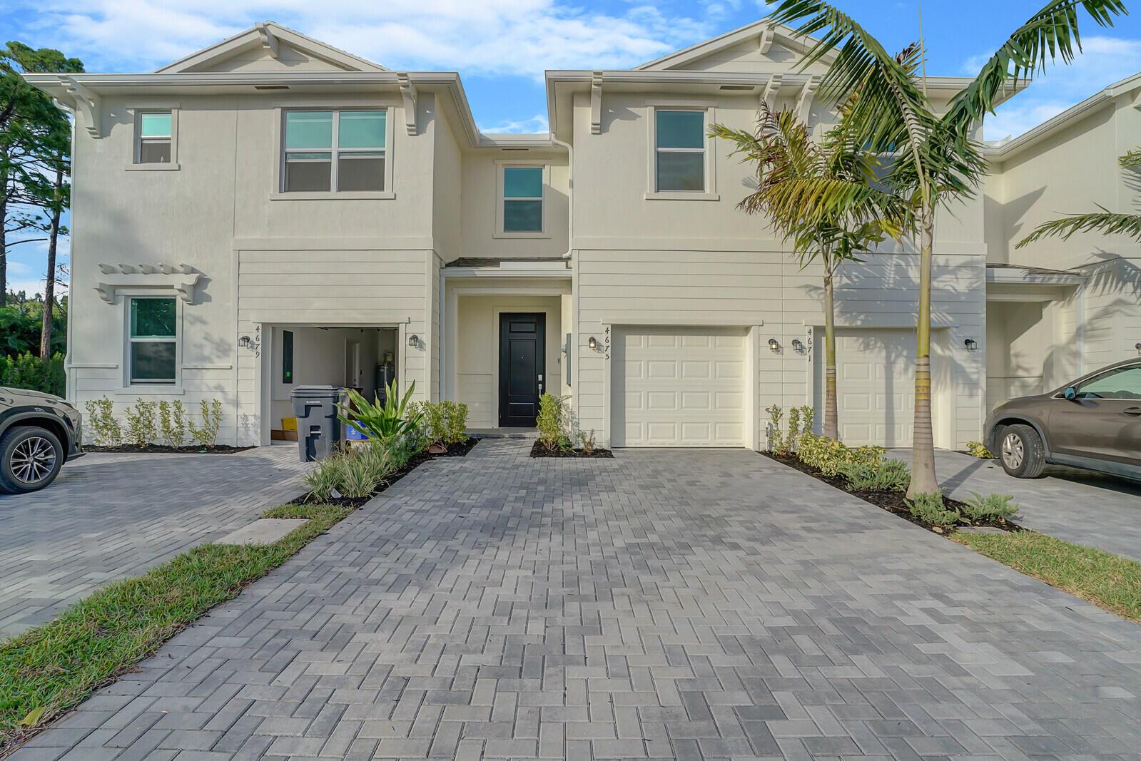 Come see this brand new townhouse that has never ever been lived in! Not to mention the lot location is in a cul-de-sac with water views from the front and backyard! This townhouse has 3 bedrooms, 2 full bathrooms upstairs and a half bathroom downstairs with spacious entertaining area and an open kitchen concept. These annual rentals do not come up very often so come see it now. First month, last month and security deposit required before move-in.