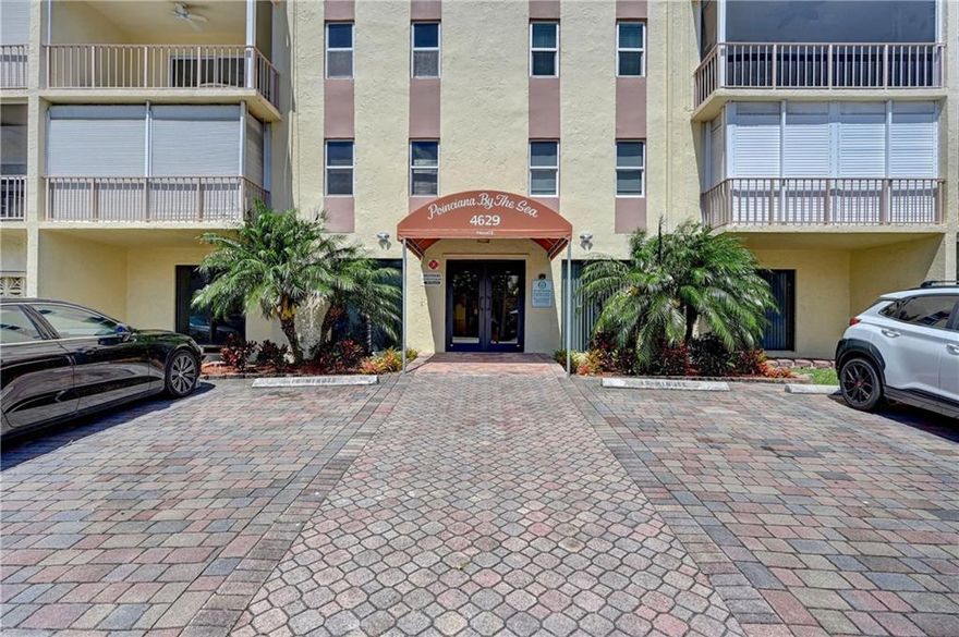 Short term off seasonal rental available thru Dec 31,2022  Remodeled kitchen with top-of-the-line cabinetry, granite counters, S/S appliances, recessed lighting.  Updated baths,walk in closets. Impact windows/sliders. Open balcony with pool/garden view. Boutique building. Resort style heated pool area with cabana/BBQ area, community room, tropical landscaping.   Two short blocks to the beach and walking distance to shopping, restaurants and night life.  Cable and internet included