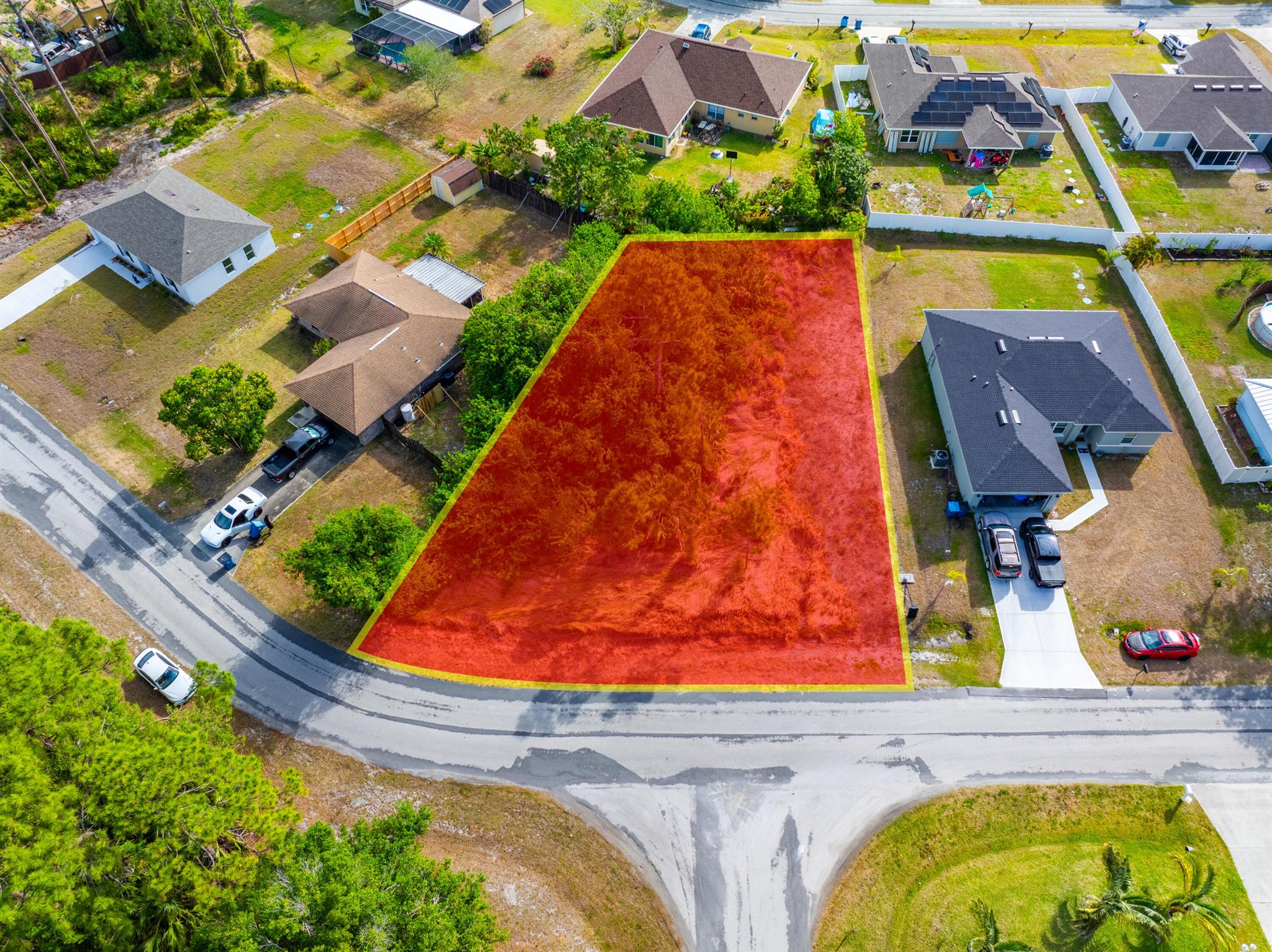Stretch out on this slightly oversized lot nestled in a peaceful residential neighborhood in Palm Bay. Whether you're investing or building your dream home, this property gives you the freedom to choose your path--use your own builder or explore 35 stylish floor plans available through us!