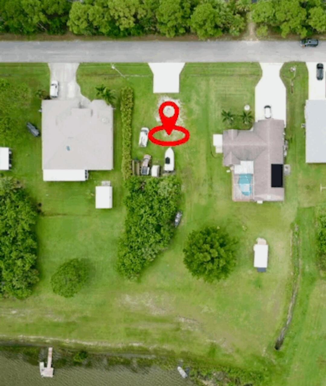 Beautiful waterfront land. Located on a dead-end street. Lot is 90% cleared with just small brush left.