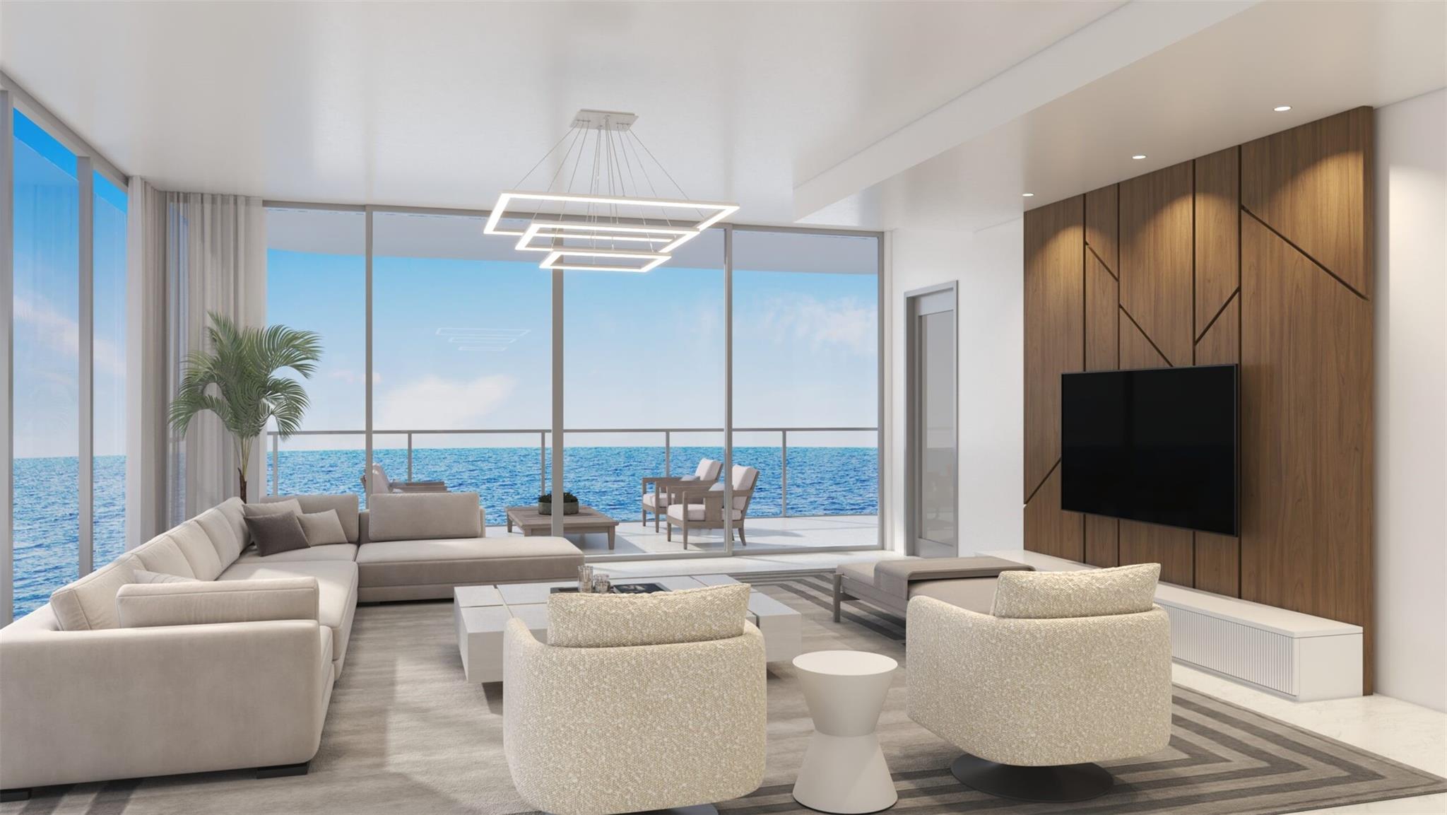 This elegant 10-story boutique building comprised of only 17 residences, provides an unparalleled oceanfront lifestyle with breathtaking sunrise and sunset views. This residence occupies the south half of the 5th floor and spans 3,240 sq ft with private elevator. It features 3 bedrooms, a den, and 3.5 bathrooms, thoughtfully designed to maximize comfort and sophistication. The open floor plan is enhanced by floor-to-ceiling windows allowing for unobstructed ocean views and an abundance of natural light. Ocean 580's amenities include a rooftop deck with two firepits, a spa and an outdoor kitchen. Ocean view fitness center, beachside pool deck, and a private beach complete with loungers. Entertain in the resident party room and 24 hr. valet and concierge services.