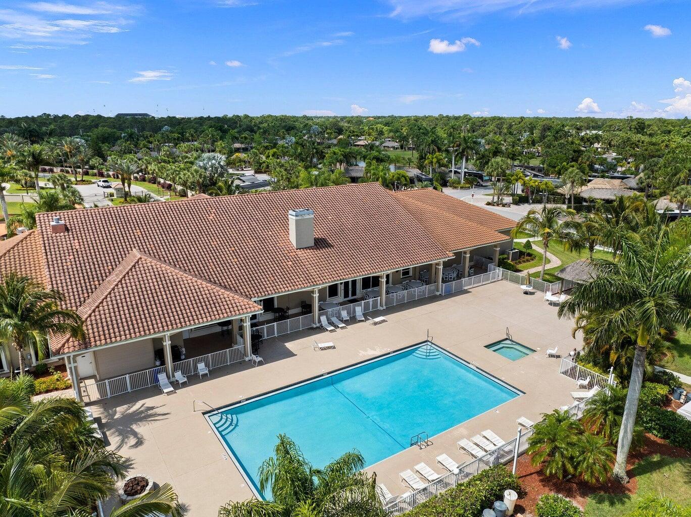 Beautiful 5 star resort in Motor Coach Resort . Enjoy this wonderful lot that is on the golf course with beautiful sunsets. Granite top kitchen with bar area to enjoy outdoor entertainment. Weber grill , stainless steel cabinets for storage ,stainless steel refrigerator with sink.Newly thatched large tiki. Very active resort. The resort has everything that you would want close to shopping , dining and beaches. Mature landscaping , private location. Electric remote controlled roller shades. Resort has 4 pools and hot tubs, pickle ball several courts, golf par 3 golf course, shuffleboard, bocce ball , darts, gym, yoga, water aerobics, tennis, clubhouse ,bike club.Happy hour Fridays 5-7.Eisenglass curtains protecting from rain and wind