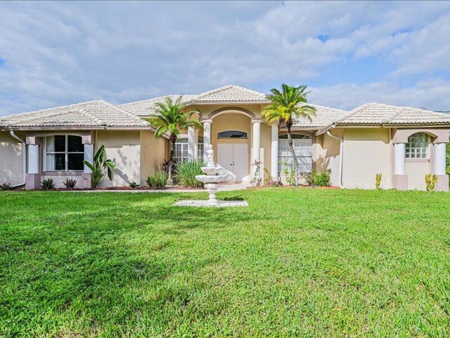 Poured concrete, over 150 yr maintain-free , doesnt crumple at hurricane like CBS would , looks brand new ,virtul stage  last chance to buy in P.B.C.E. before prices double up recent last lot sold  1,1 ,  lot value of this home is   1.4  UNCOMPARABLE location 5 min to town yet quite country living , 10 min. to beach , shops, restaurants ,golf, hospital etc. Best A + Schools , facing a beutiful mansion , house sits up high , Upscale area , equestrian ,  build additional rental home , or  extend the house with addition , and build in law suit  turn it into  3  million estate ,  high ceilings , all updated , all new A/C  pool equip , grg door , fence, floors all fresh paint , large screened patio, at original price buyer would have paid  all closings costs, compensations not in this price  Upscale, best schools , V.S. 10 min beach, updated, high, ceilings, Equestrian ,build addition & quest hm sell  3.5  M,  pool , 1.25 acr corner lot facing mansion ! , open floor plan. formal dining , living rm, , breakfast nook, granite bar, family rm - brand-new grey cork floors. stainles applis , new crystal chandeliers, blinds, new high-tech A/C , split floor plan , garage is living space under A.C , jacuzzi , large recent price inl closing costs & compensations  paid by seller  , rec area , basketball ,play grd , racquetbal etc , no city tax , dead end  street ,  quite ,city water, paved rd  ,selling on lot value , Exceptional lot with endless possibilities  to build up ! You can build 2 nd story or/ &    another addition on the East side attached or 2 story detached rental home driveway  from paved rd ,  & guest home on north west corner & a  workshop or garages Endless possibilities ! , great investment opportunity  to turn this to a $ 3.5 Mil Estate  ! Must see !  tear down Lot sold for  $ 1.1 Mil on busy street  Open house on weekends
