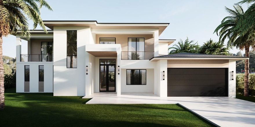 Introducing The Sapphire designed by Krista + Homes—an exceptional, soon-to-be-completed model residence crafted by one of the region's most respected interior design firms. Set on an oversized corner lot in the heart of SoSo, one of West Palm Beach's most coveted coastal neighborhoods, this home is a masterclass in sophisticated luxury and timeless coastal design.

Thoughtfully designed for elevated living, the five-bedroom plus den, six bath residence showcases clean architectural lines, abundant natural light, and beautifully proportioned interiors that seamlessly blend elegance with comfort. A grand entry welcomes you into expansive living and dining areas with effortless indoor-outdoor flow—ideal for both intimate gatherings and refined entertaining.

At the heart of the home, the chef's kitchen is both striking and functional, featuring premium appliances, custom cabinetry, a generous statement island, and an oversized walk-in pantry. The main level is completed by two en-suite bedrooms and a versatile den, offering flexibility for guests, a home office, or a private retreat.

The primary suite is a true sanctuary, designed as a spa-like escape with luxurious finishes, a stunning wet room, and a private balcony for quiet mornings or sunset views. The upper level also offers two additional en-suite guest bedrooms and an expansive loft with a wet bar, complemented by an additional balcony that enhance both livability and architectural appeal.

Outdoors, a private resort-style setting awaits, featuring a spacious lanai and a sleek modern pool and spa designed for year-round enjoyment. Just minutes from the Intracoastal, Palm Beach, and downtown West Palm Beach, and surrounded by high-value new construction and custom estates, The Sapphire offers a rare opportunity to own a turnkey luxury residence in a premier locationwhere lifestyle, design, and long-term value converge.
