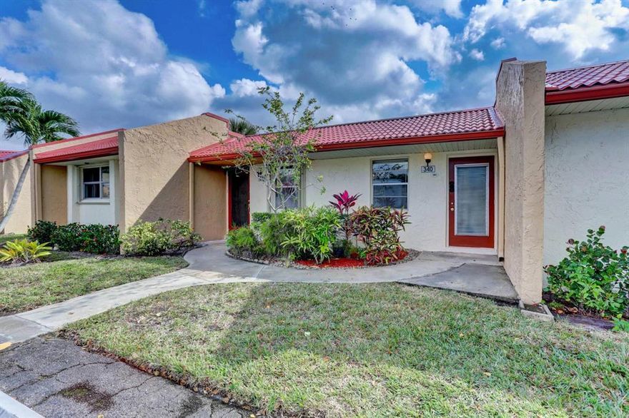 LIFE'S SIMPLE PLEASURES 
This tranquil waterfront residence in the desirable Golden Lakes Village 55+ gated community includes everything you need for a comfortable lifestyle.
The seller just finished remodeling which included neutral two-tone decorator paint, new flooring, light fixtures & electrical outlets, hot water heater and a new roof.
The floor plan features a generous living/dining space, a lovely light-filled kitchen and a beautiful covered veranda for relaxing or entertaining while savoring the view of the lake and beyond. 
Both bedrooms offer ample space for sleeping, studying, and storage; and for your convenience, the bathrooms were recently updated. As a resident you'll enjoy lifestyle amenities including two clubhouses, a heated pool & spa hot tub, cafe, gym, billiards, business center and complimentary transportation. Additionally, two social directors are always on hand to help you plan some fun activities! Located close to the best restaurants, shopping, parklands and the unforgettable Florida beaches, you also have easy access to the I-95 and Florida Turnpike.
Act now as you won't get a second chance at this price!