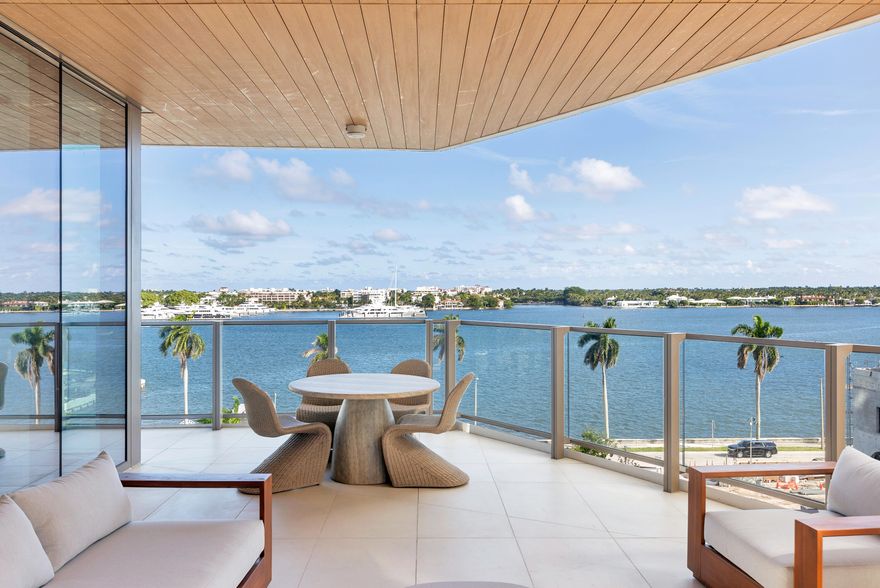 Discover this one-of-a kind, move-in ready 4-bedroom, 4½-bath residence designed by Bernardo Fort-Brescia at the prestigious Forte on Flagler, a 41-unit boutique, luxury waterfront building. A private elevator opens directly into your residence with dining, living and kitchen all facing the water and the largest primary suite and closets in the building. The three additional bedrooms & baths offer comfort and privacy for family or guests. Floor to ceiling windows throughout. A wrap-around oversized terrace that merges indoor elegance with outdoor ease. Spectacular 5-star amenities curated for discerning buyers who value privacy, prestige & the ultimate waterfront lifestyle.