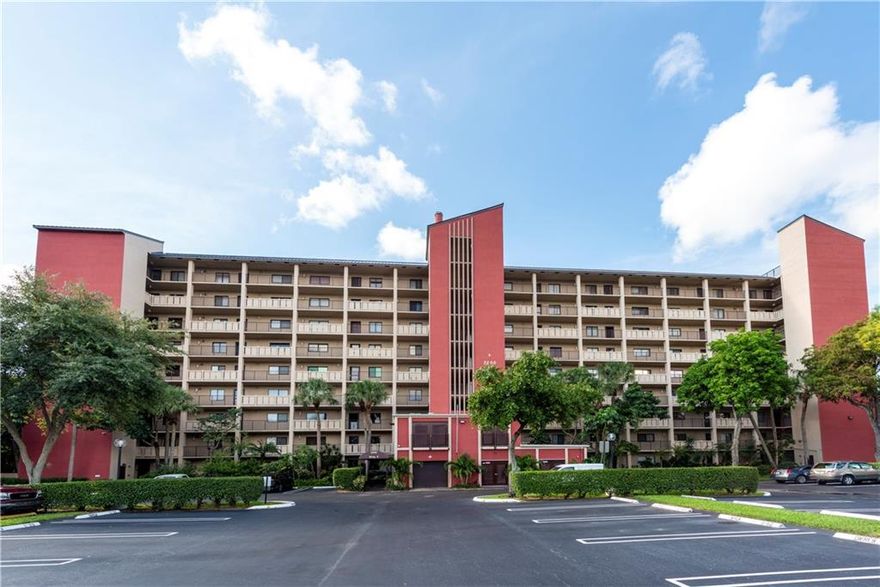 Huge one bedroom two full bathrooms unit with screened patio. This waterfront unit is 1140 sq/ft has a laundry room , eat-in kitchen, pantry, two bathrooms, spacious master with 2 walk-in closets and screened patio. Maintenance fee included: fully funded reserves, basic cable, water, sewer, trash, roof, bldg exterior, common areas, lawn, elevator & security. Community presented, jogging trails, sports spots, fitness center, 2 clubhouses, sauna, spa, 2 heated pools and BBQ area. The owner can have no more than 2 Pets max 20 lbs each. All Ages Community!  Association required  minimum credit score 670. No rent first 2 years of ownership.  Close to Isles Casino, shopping, dining & major highways! Application for purchase attached