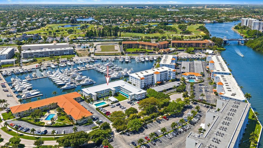 Beautiful 2-bedroom, 2-bath condominium in North Palm Beach offering stunning marina and sunset views. This move-in ready condominium features elevator access, and a bright, open layout with bedroom views of the marina. Ideally located within walking distance to the North Palm Beach Country Club, enjoy convenient access to golf, dining, and waterfront amenities. Community amenities include a sparkling pool, BBQ area, common laundry room and storage unit.