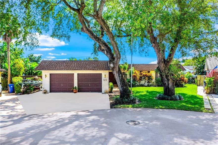 Three bedroom, two bathroom, two car garage, single family ranch style pool home ready for you to make yours. Located on the end of a cul-de-sac down a quiet tree lined street in East Fort Lauderdale (Edgewood). This home features a wonderful over sized lot with very large bedrooms and closet space. Ample storage throughout the home including many closets and pantry. One side of the garage has air conditioning and can be converted to a 4th bedroom. Conveniently located just east of I95 off Marina Mile Boulevard (State Road 84) near all major highways, grocery shopping, restaurants, airport, and minutes from downtown and the beach. Very easy to show, please call listing agent directly.