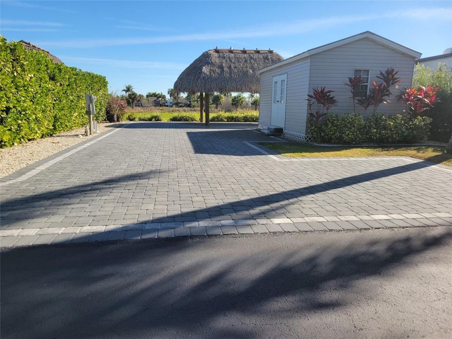 Bring your rig and enjoy all that Silver Palms Rv Resort has to offer.  90 acre gated community 1/4 North of Lake Okeechobee best for bass fishing. This beautiful lot has a custom tiki  over looks a 16 acre nature preserve proving privacy and peaceful sunrises. The casista is a blank slate and allow for the buyer to complete for their own specifications. Come to Silver Palms, relax by the pool , listen to live music while grabbing a drink and meal at the pool side bar and grill. The vibe here is amazing ! Clubhouse with daily activities, billiard, card, library, and fitness center. Pet friendly with dog park, pickleball, bocce, shuffleboard, karaoke, bing, arts,crafts and the list goes on. Maybe rented when not using. Seasonal or full time usage