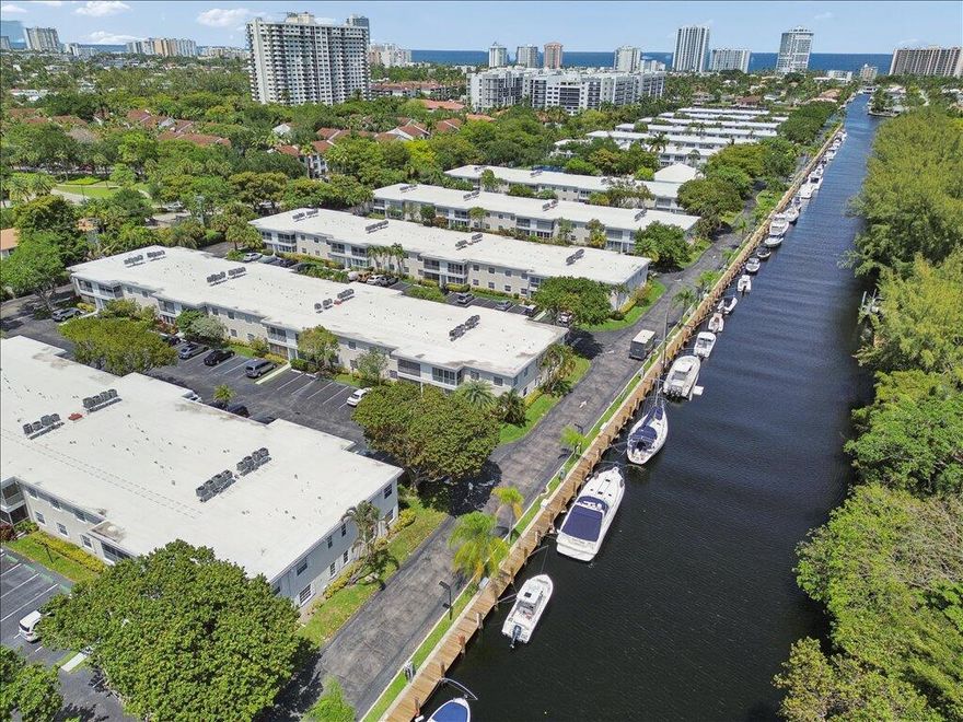 Welcome to your own slice of paradise in this beautifully updated 2-bedroom, 2-bathroom condo located in one of Fort Lauderdale's waterfront communities. Step inside to find a bright and spacious living area, and an enclosed sunroom. The modern kitchen features stainless steel appliances, quartz countertops, and ample cabinet storage. The primary suite offers a peaceful retreat with an en-suite bathroom and generous closet space. A second bedroom and full guest bathroom provide flexibility for guests, a home office, or your own personal getaway. Community features include: Waterfront access with available boat dockage, resort-style amenities including: pool, fitness center, clubhouse, gated entry, and assigned parking and guest spaces.
