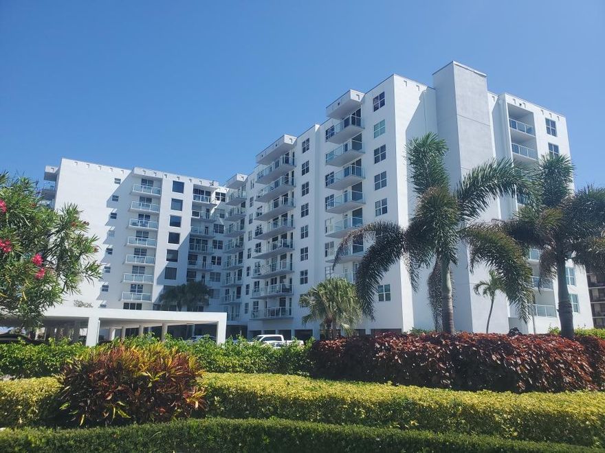 Bright south facing one bedroom, one and one-half bath condo in an ocean front building! Both Ocean and Intracoastal views from the 6th floor. Tile flooring in living areas and carpet in the bedroom and is equipped with a built in granite server with wine refrigerator in the dining area. Impact glass windows and balcony door. Great move in ready condo for year-round living or Beach get a way! The Patrician is a full amenity oceanfront building with an impressive mezzanine lobby, 24 Hour Door person, Security Camera System, Pool & BBQ on the Ocean deck, Fitness Center, Club room & more! Live as if you are on vacation all the time. The Patrician is very rental friendly in terms of utilities as the maintenance fee that the landlord pays includes more than most, basic cable, Wi Fi and more.