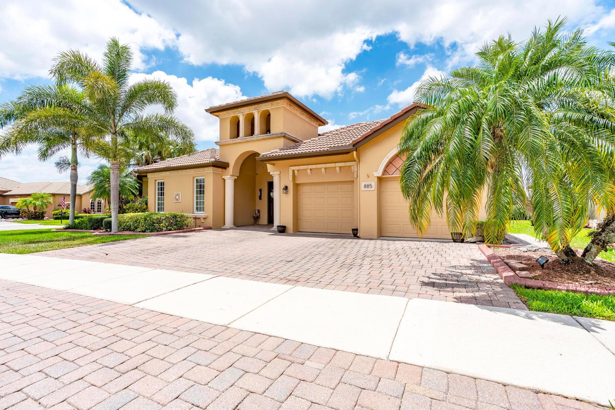 Step into timeless elegance with this stunning 4-bedroom, 3.5-bath Mediterranean courtyard pool home in a prestigious gated community. Thoughtfully designed with luxury in mind, this residence features a private guest or in-law suite with a separate entrance, perfect for visitors or extended family. The chef's kitchen boasts a natural gas cooktop and double oven, ideal for gourmet meals. Enjoy alfresco dining and entertaining in the expansive courtyard, a true oasis. Impeccable upgrades are showcased throughout in photos and video. Home comes turn key furnished. Owner will consider removing furniture if needed.. A rare opportunity not to be missed! Available for immediate occupancy. Application and HOA Approval required.