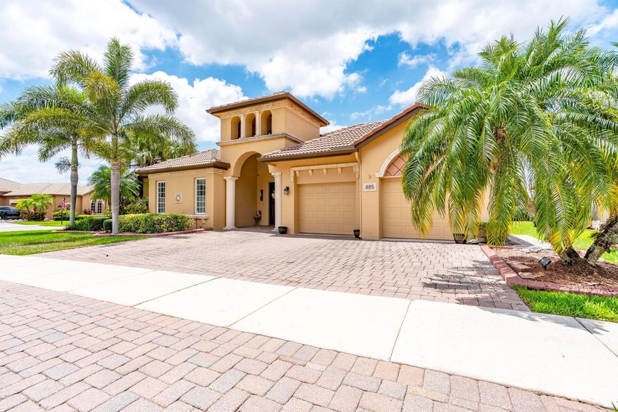 Step into timeless elegance with this stunning 4-bedroom, 3.5-bath Mediterranean courtyard pool home in a prestigious gated community. Thoughtfully designed with luxury in mind, this residence features a private guest or in-law suite with a separate entrance, perfect for visitors or extended family. The chef's kitchen boasts a natural gas cooktop and double oven, ideal for gourmet meals. Enjoy alfresco dining and entertaining in the expansive courtyard, a true oasis. Impeccable upgrades are showcased throughout in photos and video. Home comes turn key furnished. Owner will consider removing furniture if needed.. A rare opportunity not to be missed! Available for immediate occupancy. Application and HOA Approval required.