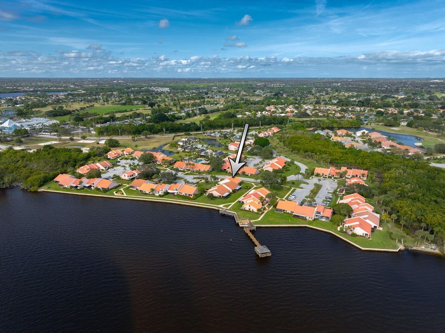 NEW ROOF Furnished and Updated this 3 bedroom 3 bathroom Villa is ready for new owner. Sought after location close to beaches, restaurants, shopping, and golf. Community offers large pool and spa and gazebo on the St Lucie River where you can relax and watch the sunsets after a day at the beach or a game of golf. Cannot rent for the first 24 months but after that can lease 3 times a year for a minimum of 30 days.