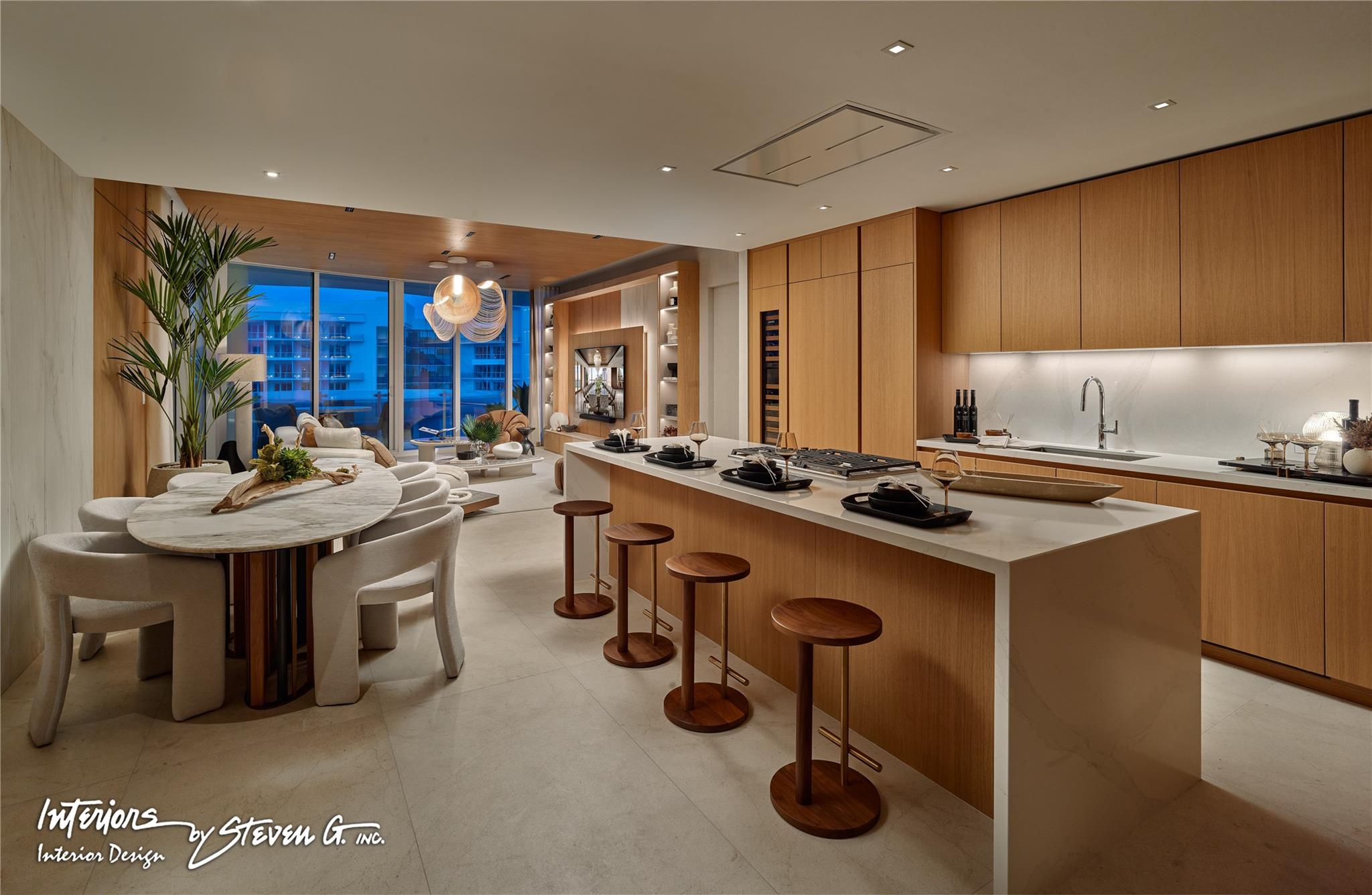 Experience a luxury lifestyle like no other. Azul 703 at Pier Sixty-Six offers stunning ocean & intracoastal views, all framed by floor-to-ceiling glass that fills the space with natural light. The open-concept layout is sophisticated & functional, designed for effortless living & grand entertaining. A chef’s dream kitchen anchors the home, featuring custom Italian cabinetry, Wolf & Sub-Zero appliances. Every detail curated for those who expect the best in design & lifestyle, masterfully by Interiors by Steven G. As a resident of Azul, you’ll enjoy privileged access to the legendary Pier Sixty-Six experience, including 3 resort-style pools, 12 distinct dining venues, a world-class spa, a full-service marina, & exclusive owner-only lounges and spaces. Truly perfection.
