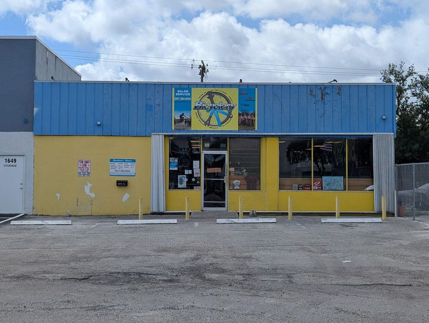 Just South of Okeechobee Blvd on Military Trail, one of the busiest intersections in the heart of  WPB in case you need some traffic. sitting on almost a half acre with 2520 sq ft CBS building under air. The property can be subdivided and it is located  near PBI airport