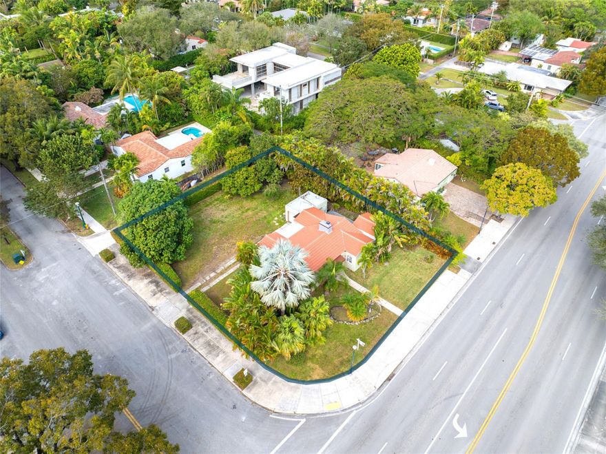 LOCATION, LOCATION, LOCATION. Prime Investment Opportunity on North Miami Ave – Miami Shores.Exceptional corner-lot property located on one of the most sought-after avenues, North Miami Avenue in Miami Shores. This Mediterranean-style home sits on a double lot(100x130), offering outstanding development and value-add potential. The property features 4 bedrooms and 2 bathrooms, with a functional layout and timeless architectural Mediterranean charm. Just minutes from Miami Beach, it benefits from a highly desirable location with strong development demand. The expansive backyard provides plenty of space for outdoor living and offers the potential to add a pool or expand, making it ideal for investors, developers, or end users looking to maximize value in a prime Miami neighborhood.