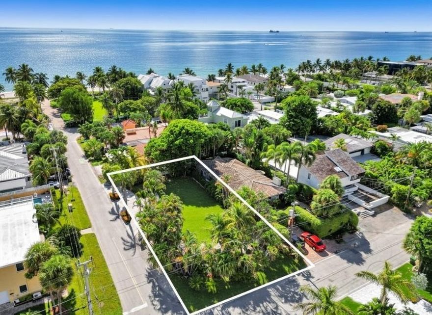 Build your custom luxury estate! This spectacular corner lot is fully cleared, development-ready, and located just 1/2 block from the ocean and the Beach access in a highly sought-after coastal enclave east of A1A.