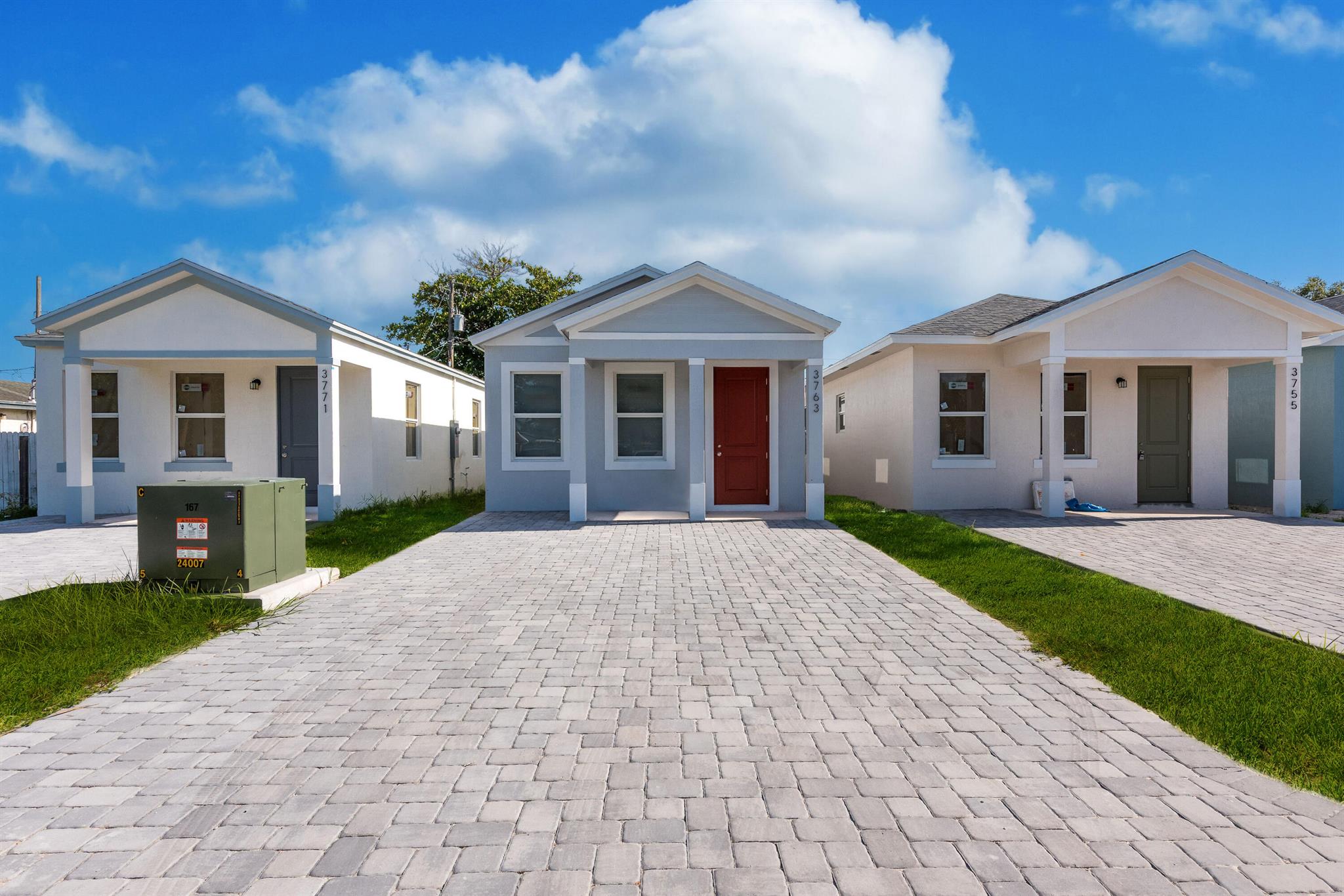 NEW CONSTRUCTION. Excellent SINGLE FAMILY HOME- NO HOA. Great opportunity in the heart of West Palm Beach! Zoned RM and ideally located near major roads, public transportation, downtown, and the airport. North-facing lot on a quiet street with no HOA. Master bedroom has private entrance perfect for primary home or investment opportunity with NO rental restrictions. Airbnb is also available. Some listing photos include virtual staging for illustrative purposes only. Vacant. Easy to show.