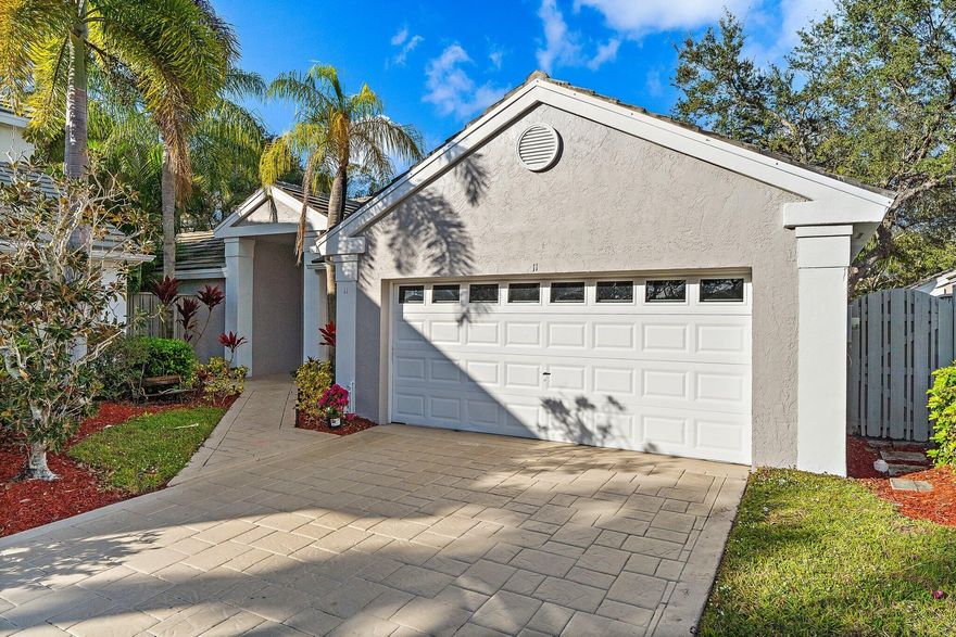 Exceptional opportunity in the heart of PGA National!  The best priced, direct golf course home in all of PGA National.  Located in the desirable subdivision of Bristol Club, this home offers one of the best views in the community. Incredible views of #5 on PGA's coveted 'Palmer' Course. The split-floor plan offers three bedrooms all on one level. Filled with natural light. Design elements include an open kitchen with stainless steel appliances and tile flooring laid on the diagonal, Enjoy breathtaking sunsets, in a serene and peaceful setting.  Bristol Club at PGA National offers a community pool, and is located across from Master's Park which offers walking trails. Minutes from PGA National Park.  For clarification purposes: HOA is $760/quarter and the POA is $915 annually. PGA National, home of the PGA Tour's Cognizant Classic, offers five Championship Golf Courses, a state-of-the-art fitness center, spa, and luxurious hotel with a resort style pool. Located in the heart of Palm Beach Gardens, minutes from world class shopping, fine dining, and pristine beaches.