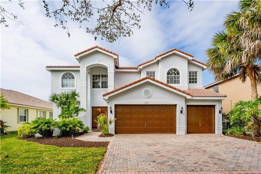 Welcome home to the exclusive family community of Saturnia in Boca Raton! This massive 5 bedroom / 4 full bath home has over 4000+ square feet under air and sits right on the lake. BRAND NEW oversized tile flooring just installed throughout downstairs, BRAND NEW kitchen with fantasy brown marble countertops and stainless steel appliances, BRAND NEW, fully renovated master bathroom, BRAND NEW just installed (2) TRANE air conditioning systems with Nest thermostats. Stylish light fixtures and fans just added throughout house. Beautiful master suite features sit-in area with his and her closets.  Move in ready! Hurry - you don't want to miss this gem!
