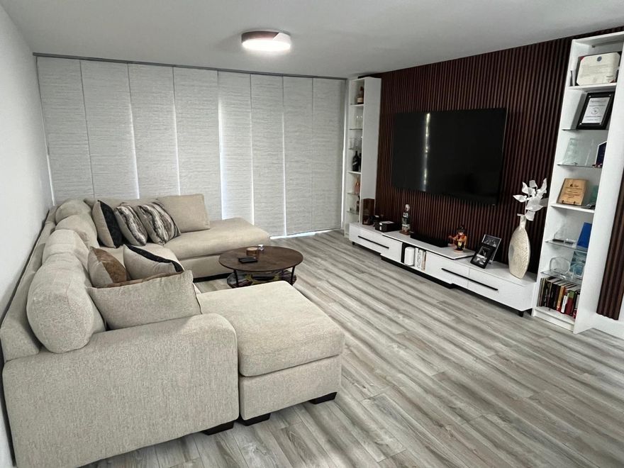 Beautifully renovated 2-bedroom, 2.5-bath condo located in the exclusive Country Club Apartments in Weston’s Bonaventure community. This spacious first-floor unit features a full-size kitchen with granite countertops, in-unit washer and dryer, stylish laminate flooring throughout, walk-in closets, updated lighting, no popcorn ceilings, and an oversized screened-in patio perfect for relaxing or entertaining. One of the largest condos in the area, it’s zoned for top-rated A+ schools and includes water, cable, and access to the Bonaventure Town Center Club with tennis courts, gym, exercise classes, bowling, clubhouse, and more. The unit also includes one dedicated parking space and plenty of guest parking.