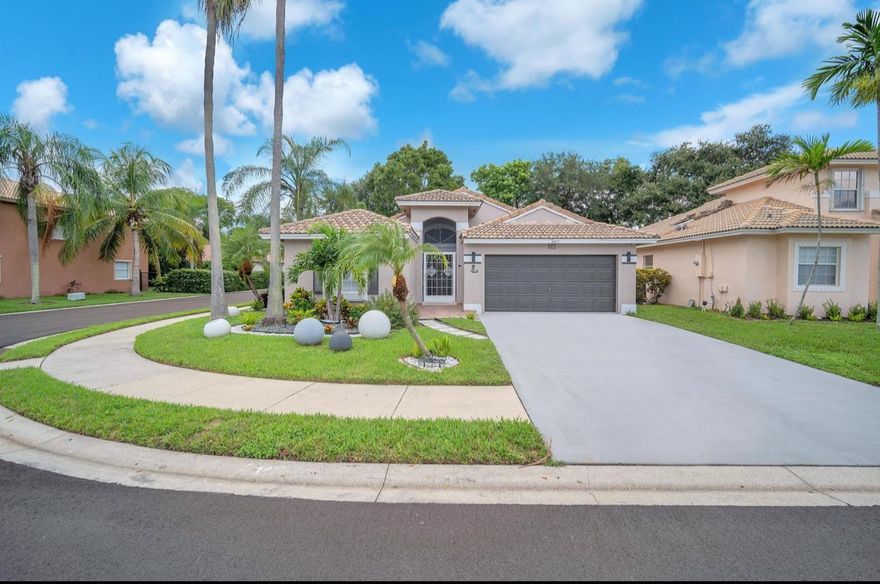 Charming 3-Bed,2-Bath, with extra office, corner home in Coco Bay, Coconut Creek. Offering 1,800 square feet of living space, open concept layout with update kitchen, white countertops and cabinets,  update bathrooms, Relax in your screened patio with update gardens around the property, ideal for year round enjoyment & entertaining. Hurricane accordion shutters throughout, 5 minutes  walk to the school- Lyons Creek Middle School. Low HOA.
 Don’t miss this gem in one of Coco Bay most sought after communities! Property offers the perfect balance of comfort & style. Don’t miss this gem in one of Coco Kay most sought after communities!