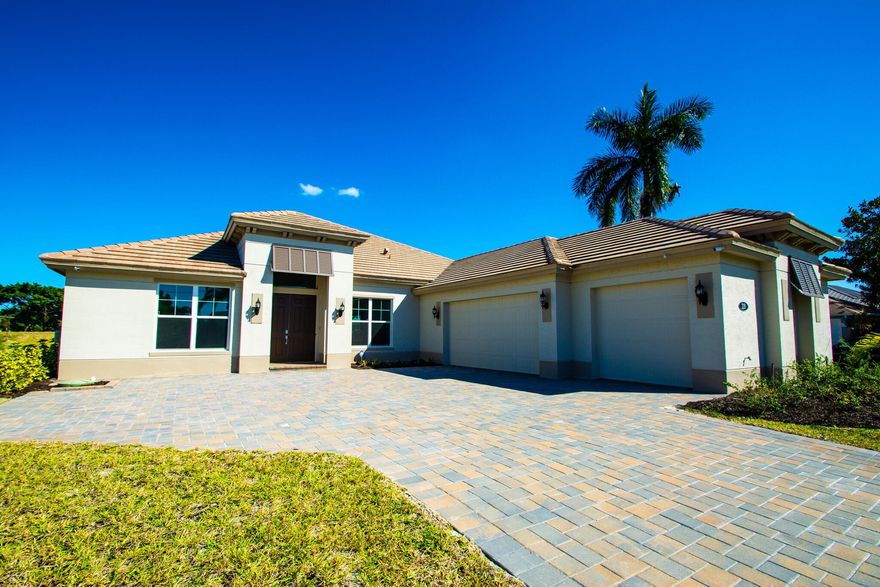 Price reduced to $670,000! Motivated seller offering $10,000 toward buyer's closing costs. This beautiful 4BR/3BA home features a dedicated office/den, 3-car garage, and no HOA. The C-24 Canal runs along the back of the property--dock can be added for water access and outdoor enjoyment. Spacious open layout, modern finishes, and pre-piped for a 500-gallon gas tank--ideal for a future generator or outdoor kitchen. Includes smart locks, alarm system, and more. Don't miss this incredible opportunity to own a luxury home with space, privacy, and potential!