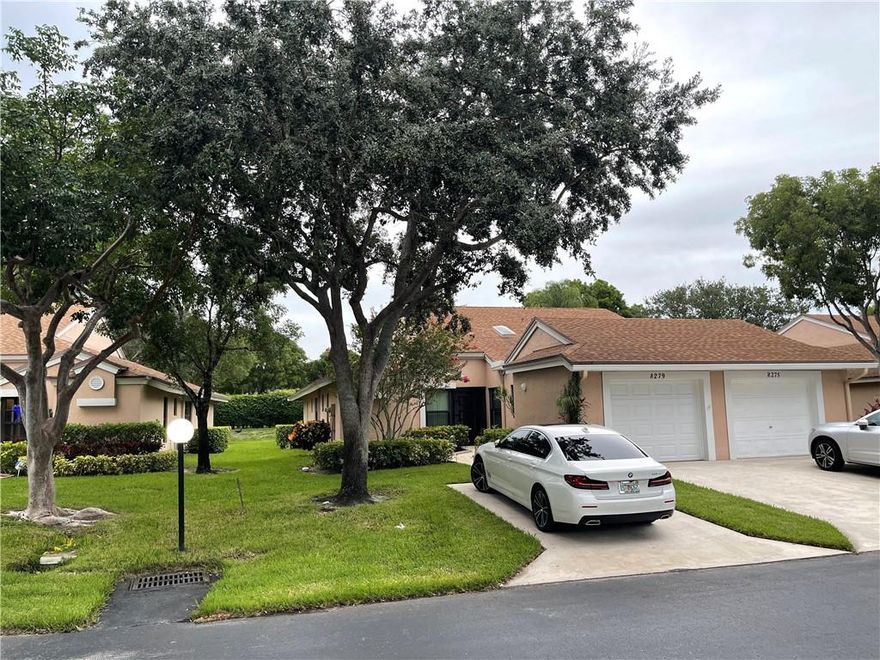 Bright & Beautiful Chateau Model in the Regal II section of Whisper Walk 2bdrm/2bth with sitting room, Completely  repainted within last 2 years, Replaced interior sold wood doors. 1 car garage and parking for 2 cars. Enclosed Florida Room with Hurricane impact Sliding doors and all impact windows throughout including the Garage door and window! A $30,000 upgrade with lifetime warrantee! Garage also has an epoxy floor. This home has all new appliances, refrigerator, Dishwasher, Microwave, stove, Washer and dryer. Furniture is Negotiable, bring your clothes and move right in! Visit Whisper Walk and its park like setting!! Close to shopping and restaurants! Whisper Walk is a Gated 55+community with fantastic amenities including the pool, gym, tennis courts and more. Easy to show!