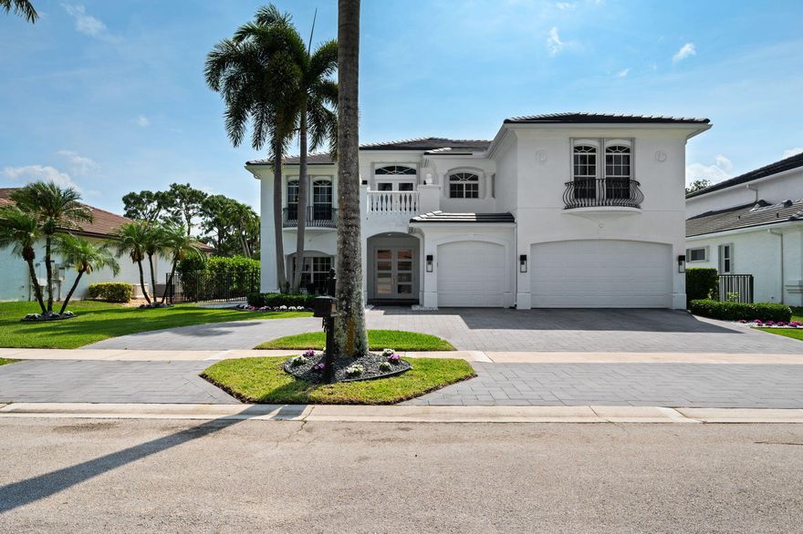 Beautifully upgraded golf course residence offered with a highly sought-after Golf Membership. Perfectly positioned on a premier section of the course with stunning fairway views while avoiding concern of stray golf balls. Features include new wood laminate flooring, a designer kitchen with top-tier appliances, open living spaces, and exceptional indoor/outdoor flow. The resort-style backyard showcases a custom putting green, pool area, and incredible outdoor cooking and entertainment space. A rare opportunity to enjoy luxury country club living in one of Delray Beach's premier golf communities.