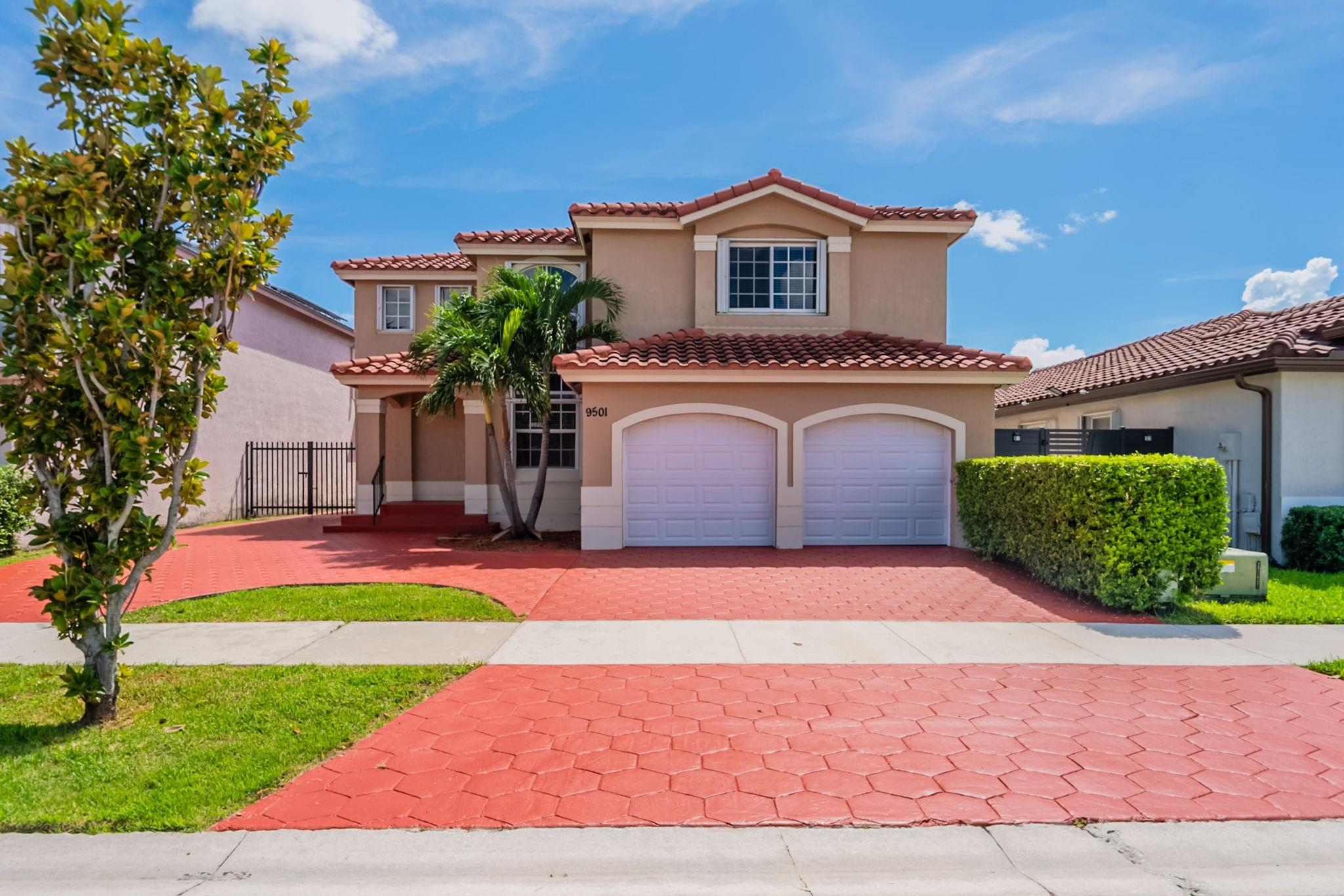 Stunning 2-story home with incredible curb appeal, a welcoming front porch, and double-door entry. Inside, enjoy a freshly painted interior featuring 4 bedrooms and 3.5 bathrooms, a spacious great room, and a kitchen designed for both style and function with granite counters, bar seating, accent lighting, white cabinets, and a cozy bay window area. The main floor offers a foyer, laundry room, and a bedroom for added convenience. Upstairs, the primary suite features a spacious closet, double vanity, separate tub, and shower, along with additional bedrooms and a loft for flexible living space. Enjoy the wood-fenced backyard, perfect for entertaining or relaxing, plus a 2-car garage for plenty of storage. One or more photos have been virtually staged. Schedule a showing today!