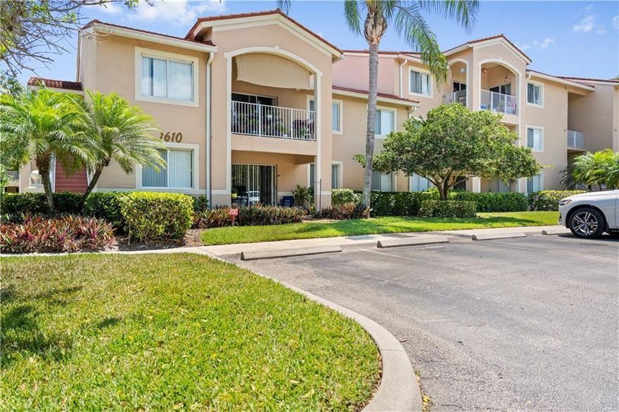Coastal charm meets convenience in this bright condo just minutes from beaches, shopping, dining, hospital, and fun. Inside, enjoy custom wood cabinetry, sleek quartz counters, marble backsplash, upgraded sink and faucet, plus shiplap accents at the breakfast bar. New washer & dryer in-unit. Unwind on the spacious open-air patio. Laguna offers resort-style living with a heated pool, tennis, clubhouse, and gated entry.