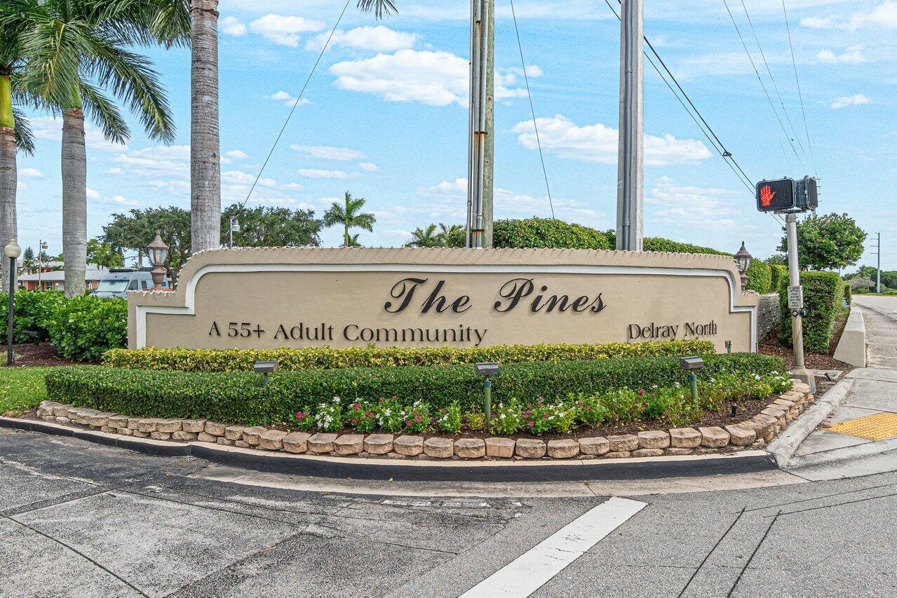 This charming single-level condo in an active 55+ community in Delray Beach offers a perfect blend of comfort and convenience. With two spacious bedrooms and a bright and airy living space, it's ideal for both relaxation and entertaining. Residents can enjoy a vibrant lifestyle and many activities. Enjoy two clubhouses with pools, exercise rooms, shuffleboard, billiards, ping pong, tennis, bocce, and a lot more! Just minutes away from shopping, dining, and the lively downtown area, you'll have everything you need right at your fingertips. Experience the best of Florida living in a welcoming community designed for an active lifestyle!