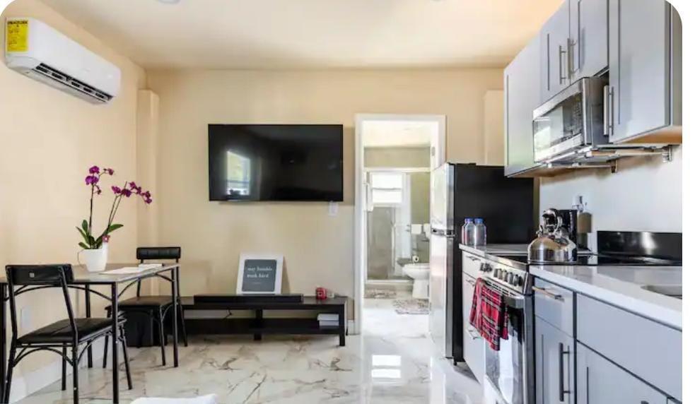 Beautifully Updated Efficiency with Private Pool – Fully Furnished Short-Term Rental. Step into this immaculate, fully renovated efficiency unit. Every inch of this space has been thoughtfully upgraded and furnished with brand-new pieces, offering a turnkey experience from day one. Property Features: - Completely furnished with all-new furniture, appliances, and décor - Smart TV with access to multiple streaming platforms and movie channels - All utilities included: high-speed internet, electricity, water, sewer, and garbage - Private entrance with a dedicated driveway—no shared access, ensuring total privacy - Fully fenced yard for security and peace of mind, ideal for relaxing outdoors.
- Exclusive private pool with lounge area, perfect for unwinding or entertaining