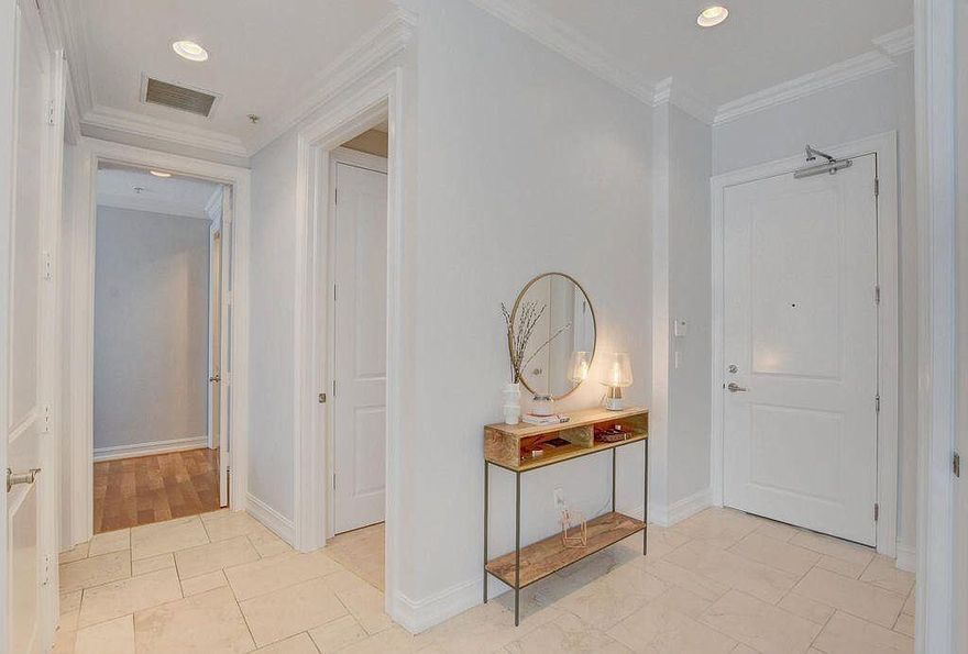 CORNER UNITEAST FACING2 Beds/ 2 Baths 2 ASSIGNED PARKING SPOTS Small Dogs up to 35 lbs TROPHY opportunity to OWN a corner unit at the Royal Atlantic, one of Downtown Delray's most exclusive boutique buildings! With ONLY 4 UNITS PER FLOOR, this home offers privacy JUST STEPS FROM ATLANTIC AVENUE and THE NEWLY OPEN SUNDY VILLAGE. Enjoy restaurants, cafes, studios, green markets, cultural events, plus the luxury IPIC Movie Theatre nearby and the beach, of course, without losing the perks of boutique living.  Interior features include marble flooring in the main area, approx. 10' ceilings, excellent natural light, and a well-kept, mostly owner-occupied environment near Downtown Delray liveliest spots. KITCHEN CABINETRY COLOUR RECENTLY UPDATED - SEE PICTURE 7.