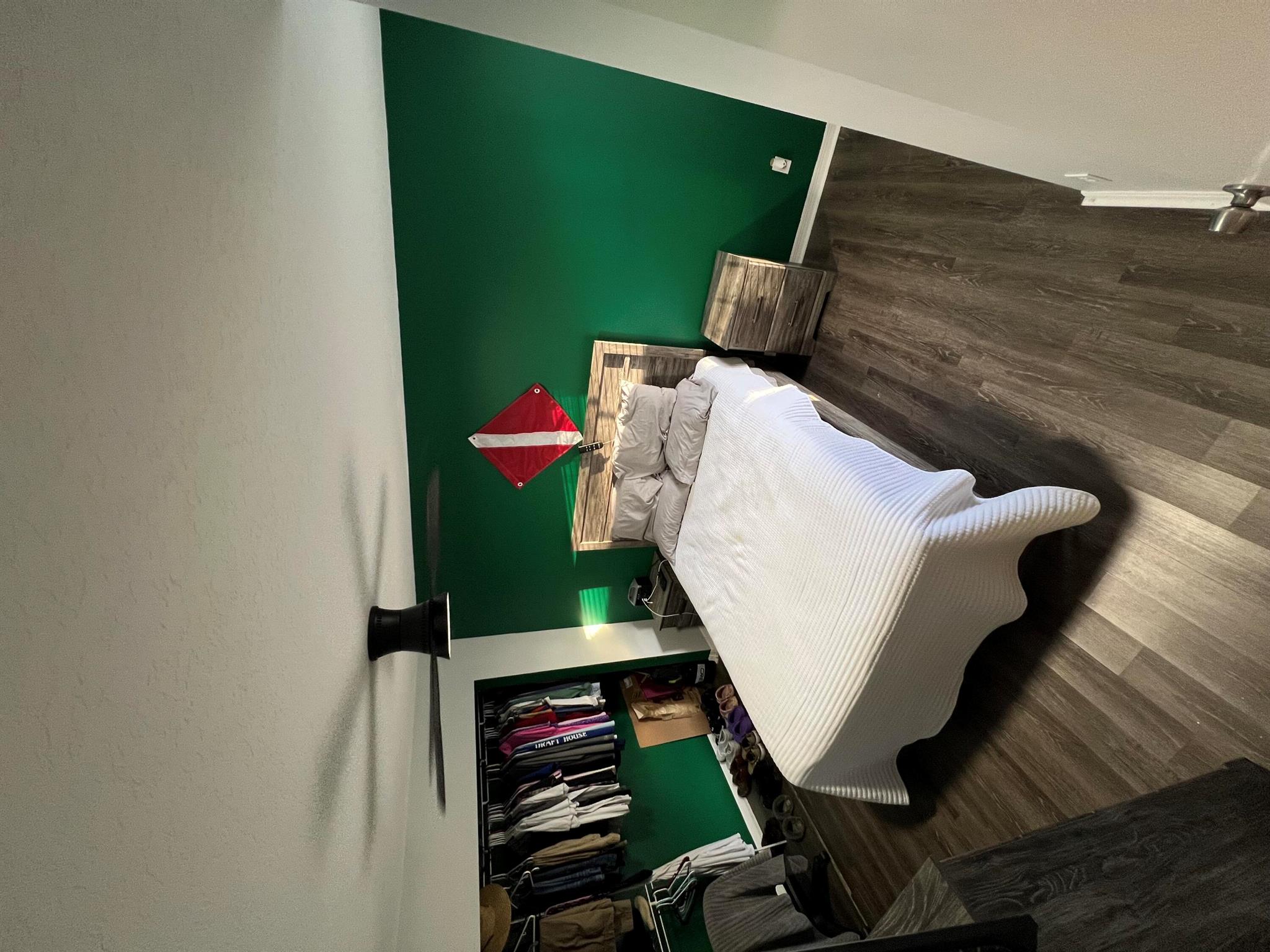 SHARED ,FURNISHED with adjustable bed. 2/2 condo..Male ,night shift nurse. owner.ALL utrilities,cable,internet included. Great location for 1 person only.No drugs or smoking in unit.Private room and bathroom with shared kitchen,living,washer and dryer and small patio.Gated communitry with pool.*Broker is related to owners*All room sizes are approximate and shall be verified by tenant