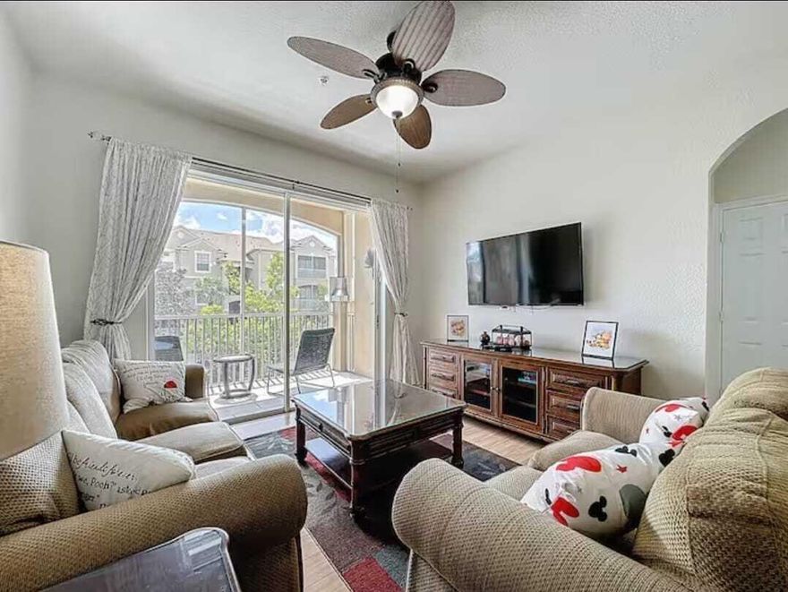Orlando EXCELLENT income investment and personal vacation home.This property has it all. Less than 10 minutes to he parks. 3 minutes to Super Walmarket and amazing resturants.Enjoy the community private water play groung with fountains, oylmpic pool., slides and lake front views. Enjoy poolside dinning from the cafe, gameroom, and private movie theaters.The property has been book very often and comes with solid future bookings** Lender Financing availbe with 25% down. As for details......* SELLER MOVTIVATED do to family issues.Call for your private tour.