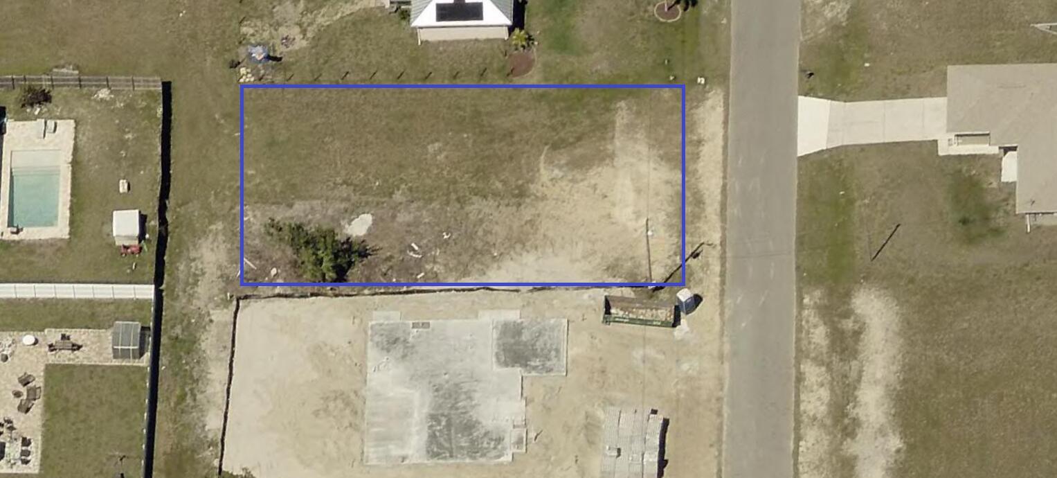 Prime Cape Coral Lot - Ideal Location!Don't miss this fantastic opportunity to build your dream home in the heart of Cape Coral! This residential lot is located in an established neighborhood with many homes already built, offering a welcoming community feel. Just minutes from FL-78, you'll enjoy quick access to new restaurants, shopping, and all that Southwest Florida has to offer.Explore nearby hotspots like Fort Myers, Matlacha, and the world-famous beaches of Sanibel and Captiva. Surrounded by scenic canals and lush mangroves, the area is a haven for manatees, wading birds, and nature lovers alike. Plus, with Miami just 2.5 hours away and Tampa only 2 hours north, this location offers both convenience and charm.Secure your slice of paradise today!