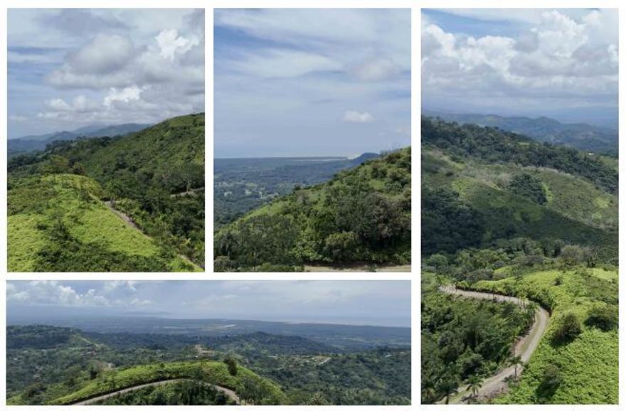 THE MOST BEAUTIFUL OCEAN, MOUNTAIN AND VALLEY VIEWS IN CHONTALES, COSTA RICA! Now for sale: 534.5 acres of land for building homes and/or a hotel. There are 4 parcels: One small 1.42-acre parcel for access from the public road to avoid building a bridge; the 2nd is a 170-acre parcel presently platted for 50 lots (one retained for water resource); the 3rd 99-acre parcel planned for a hotel; and the final 264 acres designated as preserve area.  Roughly 1/2 of the 533 acres is 270 acres buildable land. This property is located just 30 minutes to the proposed Sierpe airport. Once approved, this area will boom, and CR growth is headed this way already. Get in ahead of the rush and capture this piece of paradise!  FIRST TIME ON THE MARKET.
