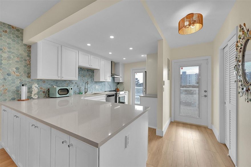 Gorgeous Renovatred 2 Bed/2 Bath Condo With Garden, Pool Area, and Canal, and Intracoastal Views. Clubhouse With Many Amenities Including Huge Party Room With Catering Kitchen For Your Big Soirees, Gym, Lending Libraray, Lounge and TV Area, BBQ Areas, Shuffleboard, Gigantic Pool Deck and Pool, Friendly Community With Loads of Social Activities.  Short Stroll To The Beach, Close to Executive Airport, Pompano Ampitheater, Golf, Whole Foods, Publix, Aldi, And Everything Pompano Beach Has To Offer.Close to Pompano Beach Ampitheater, Golf, Executive Airport, Whole Foods, Aldi, Publix, Target, and a Half Mile To The Beach