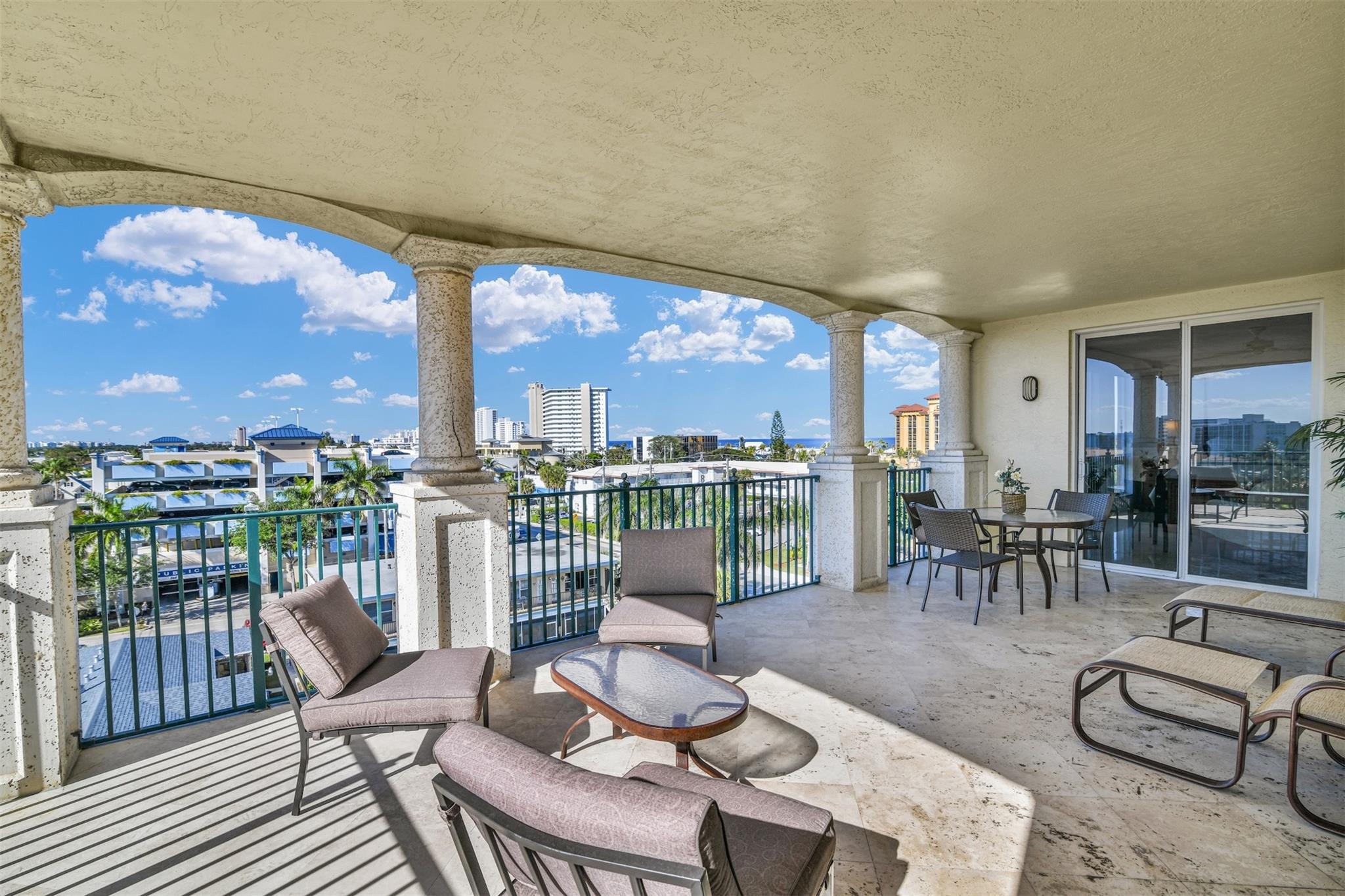 Live on Iconic OCEAN DRIVE – STEPS FROM THE SAND!! Spacious 1,462 Sq Ft CORNER UNIT in a boutique building with only three units per floor! The perfect blend of privacy and location! Enjoy Ocean OPEN VIEWS & SUNSETS from a OVERSIZE BALCONY, perfect for relaxing or entertaining! The primary suite includes a walk-in closet, a luxurious bathroom with double sinks, separate shower and soaking tub, and beautiful travertine stone floors throughout the unit. Additional features include in-unit washer & dryer, and 2 SIDE-BY-SIDE covered parking spaces. All this in the heart of Deerfield Beach a charming beach town where you can walk to the beach, restaurants, bars, shops, and the pier!!! The concertible den has a sleeper sofa. AVAILABLE 8/15/2025 ANNUALLY. EASY TO SHOW!