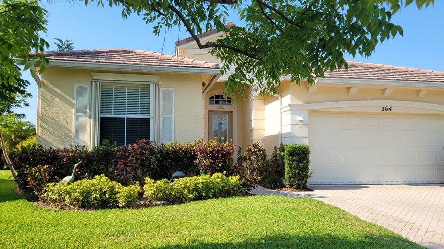 Nice lakeview home with 3 Bedrooms and 2 Baths in the beautifully gated community of Lake Forest at St. Lucie West. The home has wonderful high ceilings with separate dining room area and beautiful lake views from patio and kitchen area. Brand new Microwave, Dishwasher and Oven. A/C is less than a year old and new water heater, Samsung Washer & Dryer, Irrigation System, storm panels on every window and screened-in patio has motorized roll out sun shade too! New Carpet has been installed in bedroom, dining room and Master Bedroom.