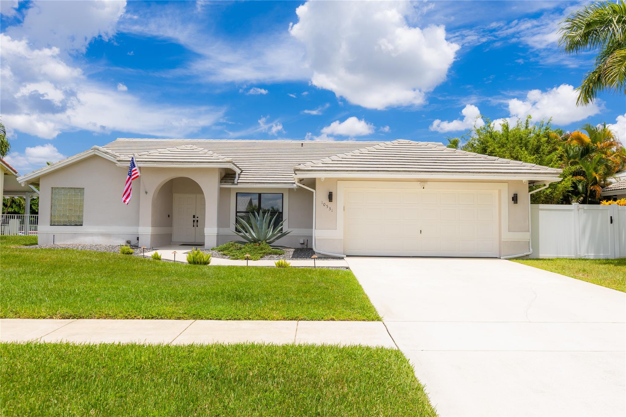 Absolutely Impecable Renovated home featuring a spacious open split floorplan with 3 bedrooms,2 bathroom,2 car garage & located in an extremely sought-after Family Friendly neighborhood. This Amazing home boasts a HUGE backyard, giving you tons of space & privacy to enjoy with friends & family. Fully renovated Gourmet kitchen with an impressive SUB-ZERO refrigerator, Double Ovens for family gatherings, dishwasher and a separate coffee station with a wine cooler & separate beverage cooler. You will Love the spacious Master Suite featuring a Fully Renovated bathroom with double sinks, separate shower & separate tub. Even the 2 car garage has been updated with and AC, cabinets & a beautiful floor. Motivated Seller!! Close to schools,Shopping & freeways. You Must see it today before it's gone