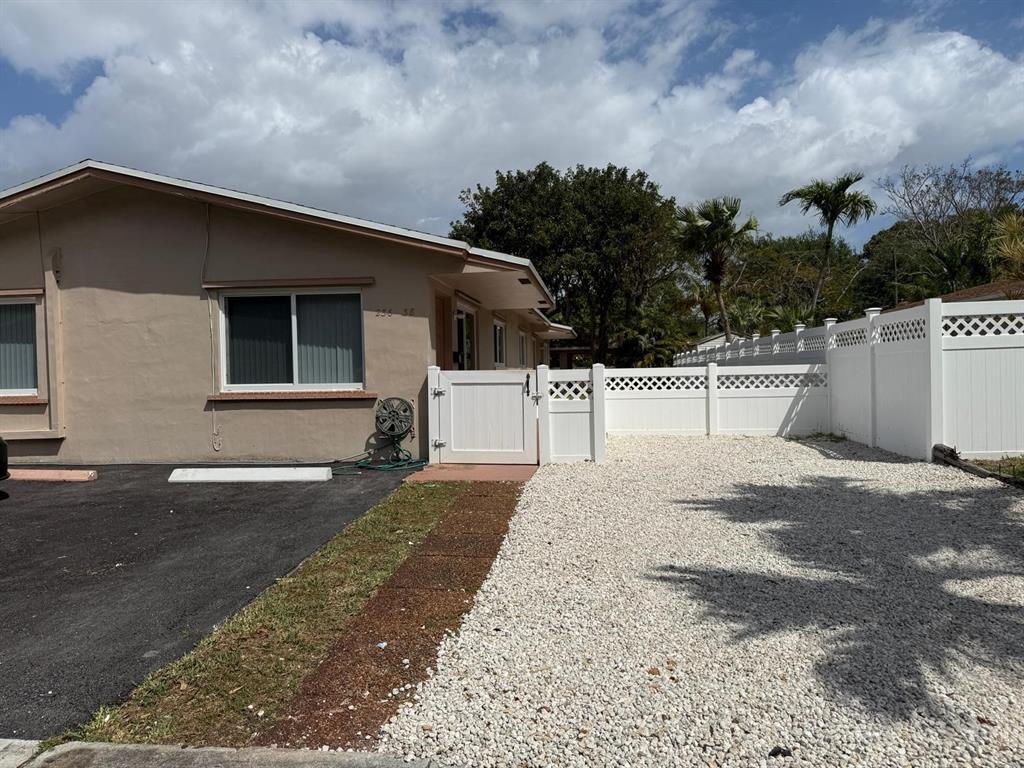 Charming and spacious HOUSE STYLE 3 beds-2 baths in a prime Dania Beach location! Enjoy the beautiful PRIVATE backyard space with covered cabana, and a big shed. Laundry room and Impact windows/doors. Amazing location, 5 minutes to the beach, Dania Pointe (1.5 miles), Dania Beach Casino (1.5 miles) and the FLL airport (3 miles). Also, 3 parking spaces + plenty of street parking, in a quiet and wonderful street! Easy and fast approval.