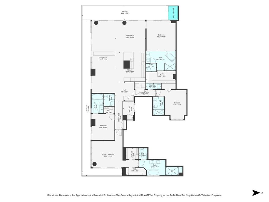 Discover unparalleled luxury in this exquisite corner penthouse at Gran Paraiso, with breathtaking sunrise and sunset views. This expansive 4-bedroom, 4.5-bathroom residence spans 2,792 square feet and features a magnificent 951-square-foot wraparound balcony, perfect for enjoying Miami's stunning vistas, complete with an outdoor jacuzzi for ultimate relaxation. Inside, experience a gourmet Italian kitchen equipped with top-of-the-line Sub-Zero refrigeration and Wolf appliances, ideal for culinary enthusiasts. Residents benefit from two assigned parking spaces and access to Gran Paraiso's world-class amenities, including a 100-foot lagoon-shaped pool with towel service, tennis courts, a state-of-the-art gym, a tranquil hammam, a dedicated kids' playroom, and a convenient dog park.