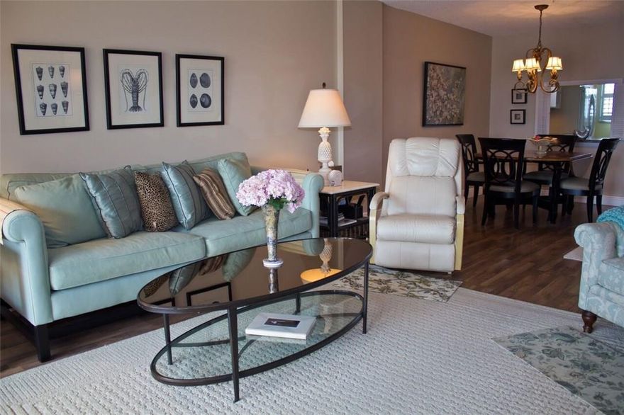 Lovely substantially remodeled and clean apartment in sought after Lauderdale-by-the-Sea.  Pool and community room located Oceanside.  New kitchen and updated bathrooms.  Impact windows and sliding glass doors. This unit is in pristine condition. Walk to restaurants and shops. Guest parking available.